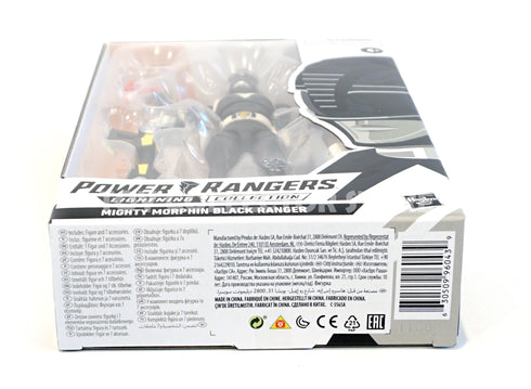 Power Rangers Lightning Collection Mighty Morphin Black Ranger 6-Inch Action Figure